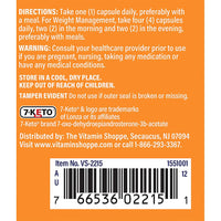 Thumbnail for The Vitamin Shoppe 7-Keto Promotes Fat Metabolism, Can Used (60 Capsules)
