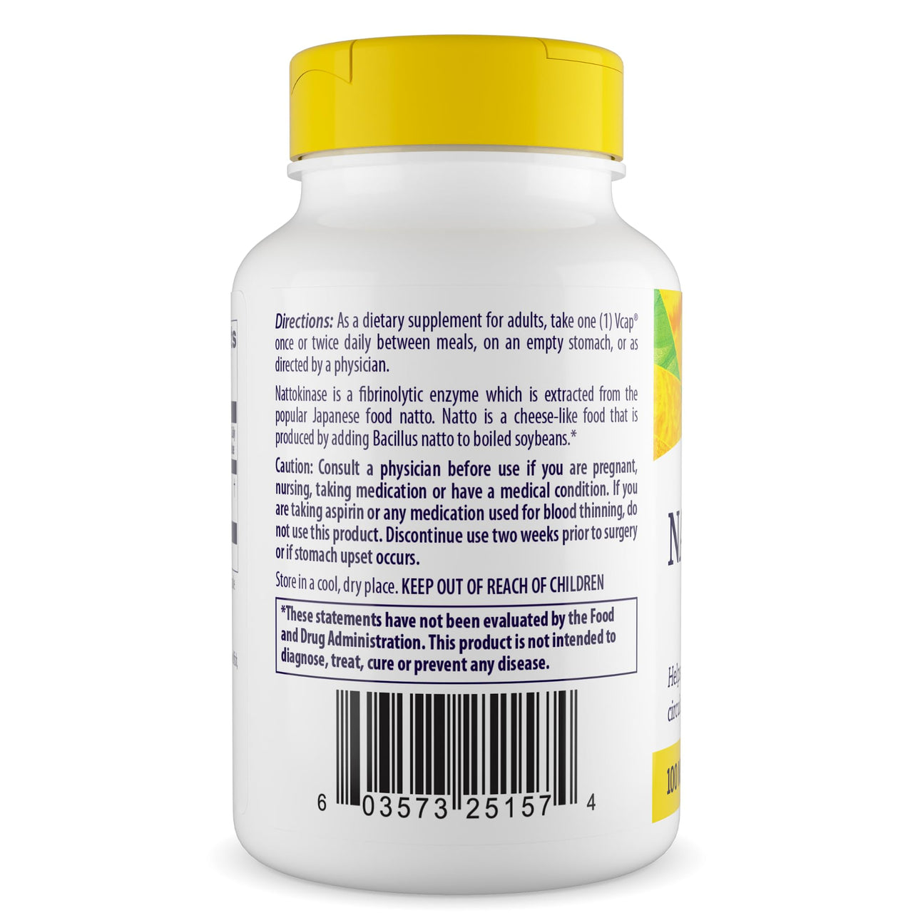 Healthy Origins Nattokinase 2,000 FUs, 100 mg - Nattokinase Supplement - Vegan, Non-GMO & Gluten-Free Nattokinase - 60 Veggie Capsules