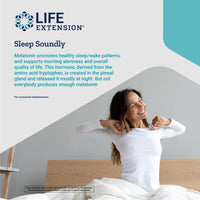 Thumbnail for Life Extension Melatonin 1 mg - for Restful Night, Hormone Balance, and Immune Health - Immediate Release - Gluten-Free, Non-GMO - 60 Capsules