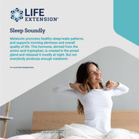 Thumbnail for Life Extension Melatonin 1 mg - For Restful Night, Hormone Balance, and Immune Health - Immediate Release - Gluten-Free, Non-GMO - 60 Capsules
