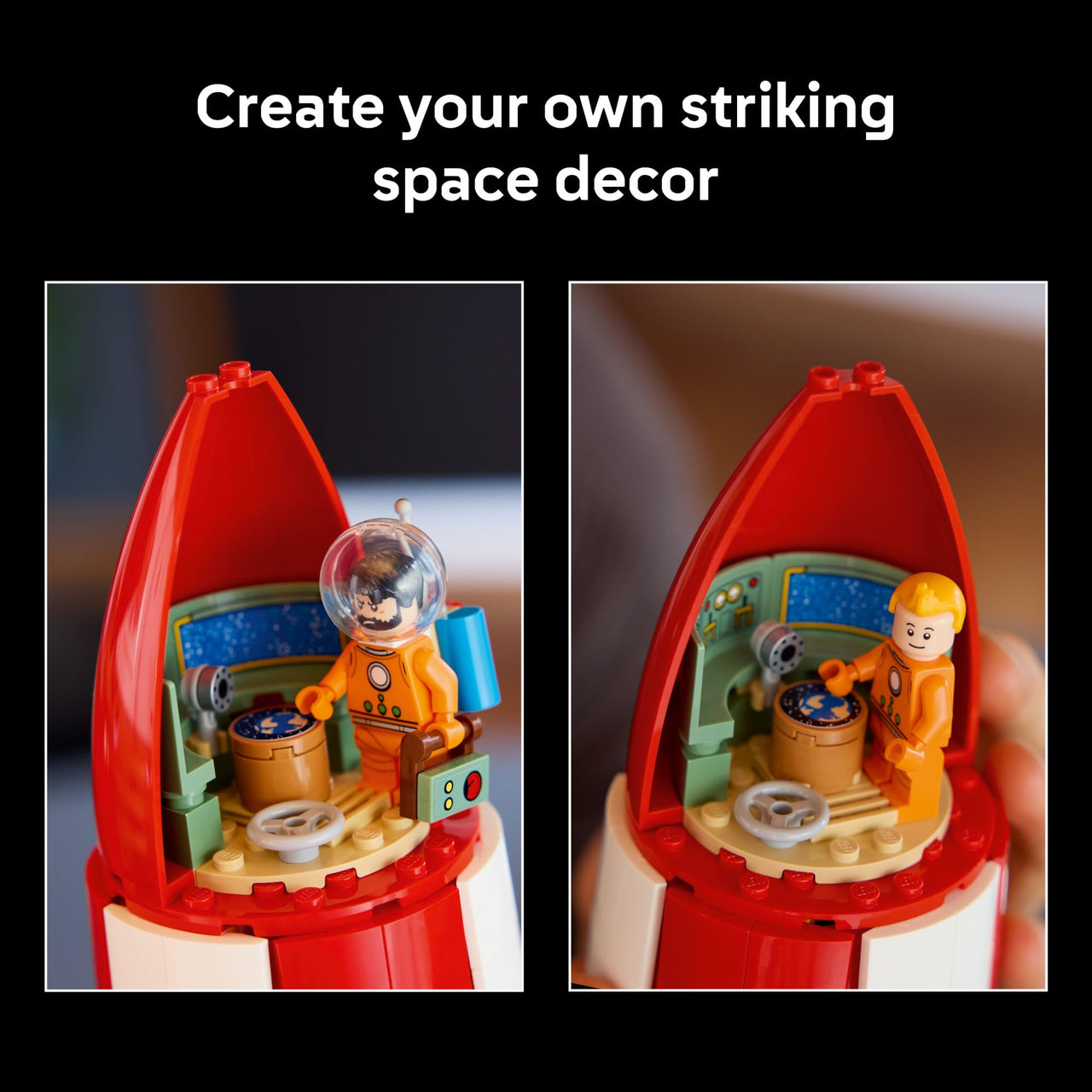 LEGO Ideas Tintin Moon Rocket - Building Set for Adults, Ages 18+ - Collectible Kit for Fans - Bedroom or Home Office Decor - Gifts for Comic Lovers - 21367