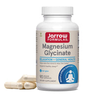 Thumbnail for Jarrow Formulas Magnesium Glycinate Veggie Capsules - 360 mg Magnesium per Serving, Supports Relaxation and Healthy Sleep, 90 Count, 30 Day Supply