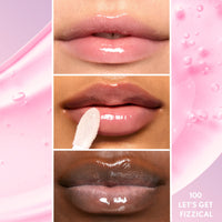 Thumbnail for COVERGIRL Clean Fresh Yummy Lip Gloss, Sheer, Natural Scents, Vegan Formula - 100 Let's Get Fizzical, 0.33 fl oz