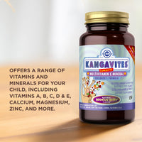 Thumbnail for Solgar Kangavites, Bouncin’ Berry Flavor - 120 Chewable Tablets, Pack of 2 - Complete Multivitamin & Mineral Formula for Children - Vegan, Gluten Free