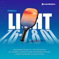 Thumbnail for Pickleball Paddles Set of 2 or 4, USAPA Approved Pickleball Paddles Set with 4 Pickleball Balls and Pickleball Carry Bag, Fiberglass Pickle Ball Rackets 2 Pack Gifts for Beginners&Pros(Sunset 2)