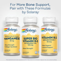 Thumbnail for SOLARAY Super Bio Vitamin D3 in Coconut Oil - D3 Vitamin 5000 IU - Bone Health and Immune Support Supplement - Lab Verified, Made Wtihout Soy, 60-Day Guarantee - 120 Softgels, 120 Servings