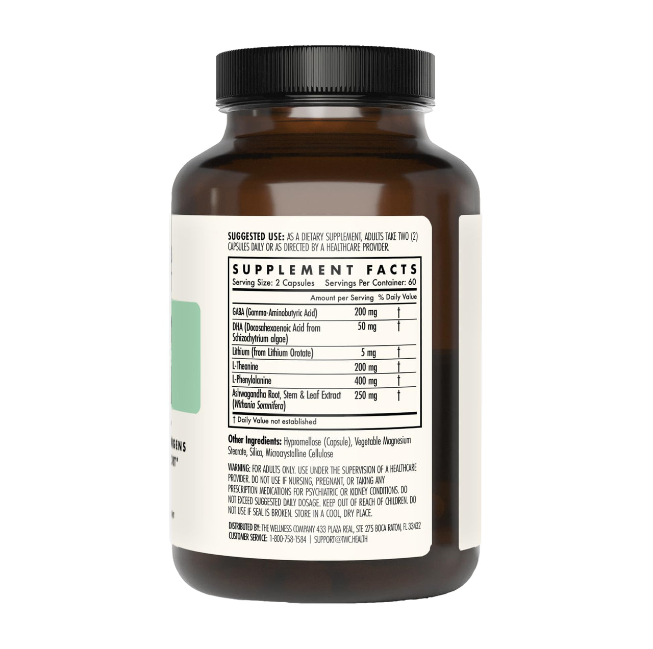 Mind Lift - Mood Boost, Mental Focus, Cognitive Defense - Lithium, GABA, DHA L-Phenylalanine | 120ct (2 Month Supply)