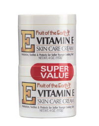 Thumbnail for Fruit of the Earth Vitamin-E Cream 4 Ounce Jar - 2 pack