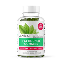 Thumbnail for Zenwise Health Fat Burner Gummies - Appetite Suppressant for Weight Loss with Green Tea Extract and Garcinia Cambogia for Metabolism + Green Coffee Bean and Raspberry Ketone - 60 Count Apple Gummies