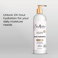 Thumbnail for SheaMoisture Daily Hydration Body Lotion with 100% Virgin Coconut Oil, Shea Butter, Coconut Milk and Pro-Ceramides, Quickly Nourish & Soften Skin, 24H Moisturizing 16 oz