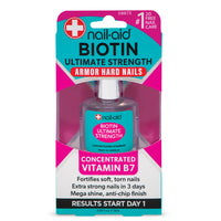 Thumbnail for Nail-Aid Biotin Ultimate Strength - Nail Treatment & Strengthener - Clear, 0.55 Fl Oz (08873)