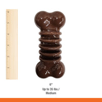 Thumbnail for Nylabone Flexi Chill & Chew Toy for Dogs with Treat Pockets, Dog Toys for Moderate Chewers, Medley Flavor, Medium - Up to 35 lbs, 1 Count