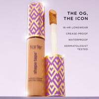 Thumbnail for tarte shape tape concealer – Full-Coverage Creaseless Soft Matte Finish, Brightening Under-Eye & Face Makeup, 16hr Longwear, Vegan & Cruelty-Free, full size, 35H medium honey