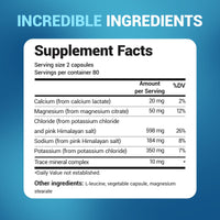 Thumbnail for Dr. Berg Electrolyte Capsules - Electrolyte Supplements for Supporting Energy, Endurance, and Hydration - Sugar Free, No Maltodextrin, Keto Friendly - 160 Caps