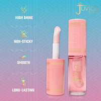 Thumbnail for Juvia's Place Magic Lip Oil - Watermelon - Smooth, Hydrating with Vitamin E for Soft, Glossy, Juicy Lips - Infused with Fruit Extracts - Tinted, Shimmering, Lightweight & Non-sticky Lip Oil for Summer