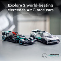 Thumbnail for LEGO Speed Champions Mercedes-AMG F1 W12 E, Performance & Project One Toy Car Set, Mercedes Model Car Building Kit, Collectible Race Car Toy, Great Car Gift for Kids and Teens, 76909