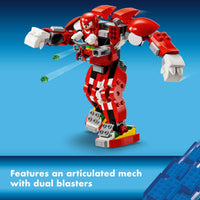 Thumbnail for LEGO Sonic The Hedgehog Knuckles’ Guardian Mech Building Toy Set, Sonic Toy for Kids, Video Game Inspired Knuckles Action Figure with Master Emerald, Gaming Gift for 8 Year Old Boys and Girls, 76996