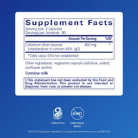Thumbnail for Pure Encapsulations Colostrum | 40% IgG Highly Concentrated Immune Support* | 180 Capsules