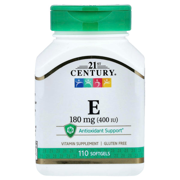 21st Century E 400 I.U. Blended Softgels, 110-Count