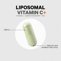 Thumbnail for Codeage Liposomal Vitamin C 1500mg with Zinc, Elderberry, Citrus Bioflavonoids Grapefruit, Lemon, Orange Powder, Quercetin & Rose Hips Fruit – Vegan Supplement - Non-GMO, Vegan Pills - 2 Pack