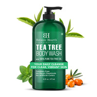 Thumbnail for Botanic Hearth Tea Tree Body Wash -16 fl oz- All-Natural Antifungal & Odor-Control Shower Gel for Acne, Athlete’s Foot, Ringworm, Jock Itch & Healthy Skin,Sulfate & Paraben Free, for Men and Women