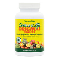 Thumbnail for NaturesPlus Source of Life No Iron - 90 Tablets - Multivitamin & Mineral Supplement with Vitamin D3 - Supports Natural Energy & Well-Being - Gluten Free, Vegetarian - 30 Servings
