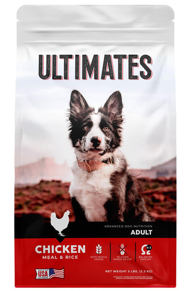 ULTIMATES Chicken Meal & Rice Dry Dog Food 5 lb