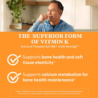 Thumbnail for Doctor's Best Natural Vitamin K2 MK7 Supplement for Men & Women - Bone Health Support, 100 mcg Vitamin K-2 MK-7 Capsules with MenaQ7, Calcium Support, Non GMO, Vegan - 60 Veg Caps