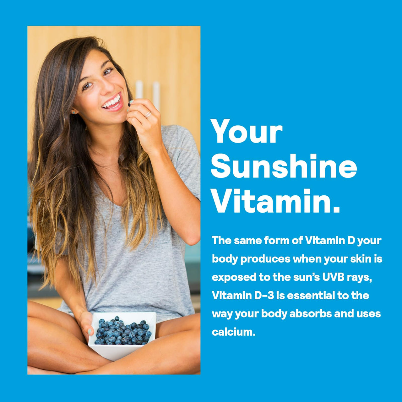 Nature's Life Strengthening Vitamin D3 2000 IU (50 mcg) - Vitamin D - Bone Health and Immune Support Supplement - Easy-to-Swallow Softgels - 60-Day Guarantee, Lab Verified - 120 Servings, 120ct