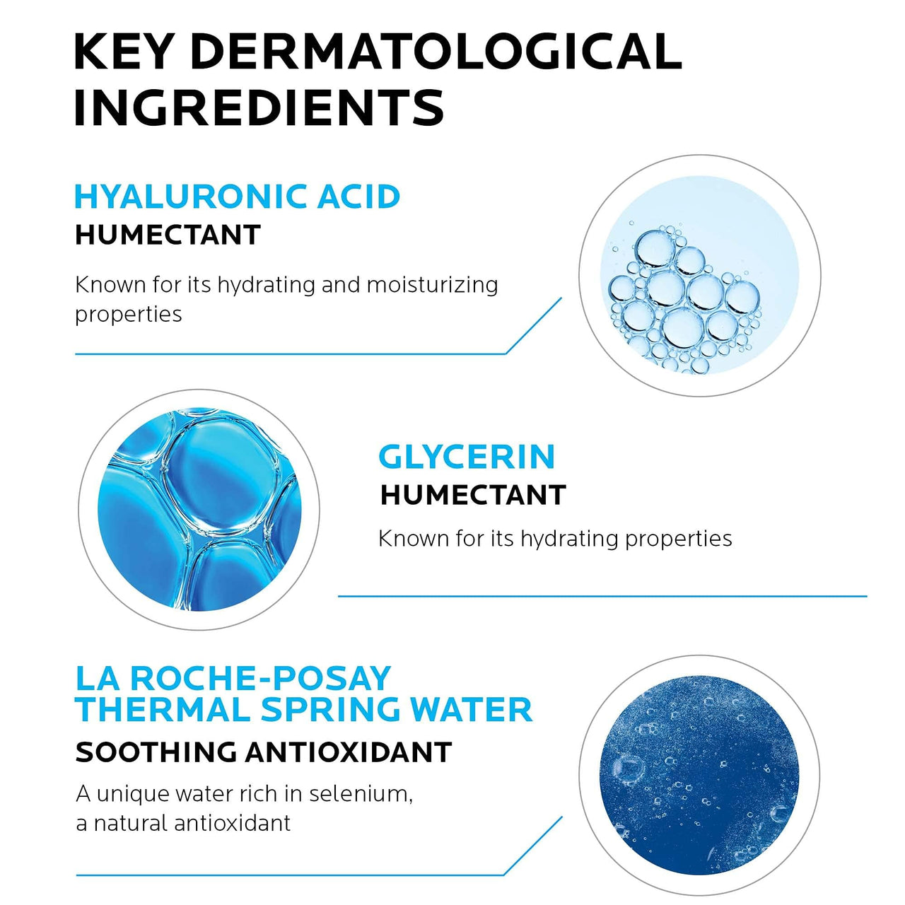 La Roche-Posay Hydraphase Intense Hyaluronic Acid Serum, Plumping Daily Face Serum For Dry and Sensitive Skin