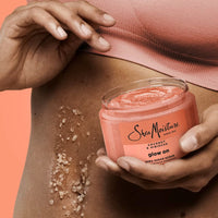 Thumbnail for SheaMoisture Shea Sugar Body Scrub For Glowing Radiance Coconut Hibiscus Glowing Radiance Body Scrub With 24h Shea Moisture Nutrients 12 oz