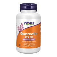 Thumbnail for NOW Quercetin 500mg,100 Veg Capsules
