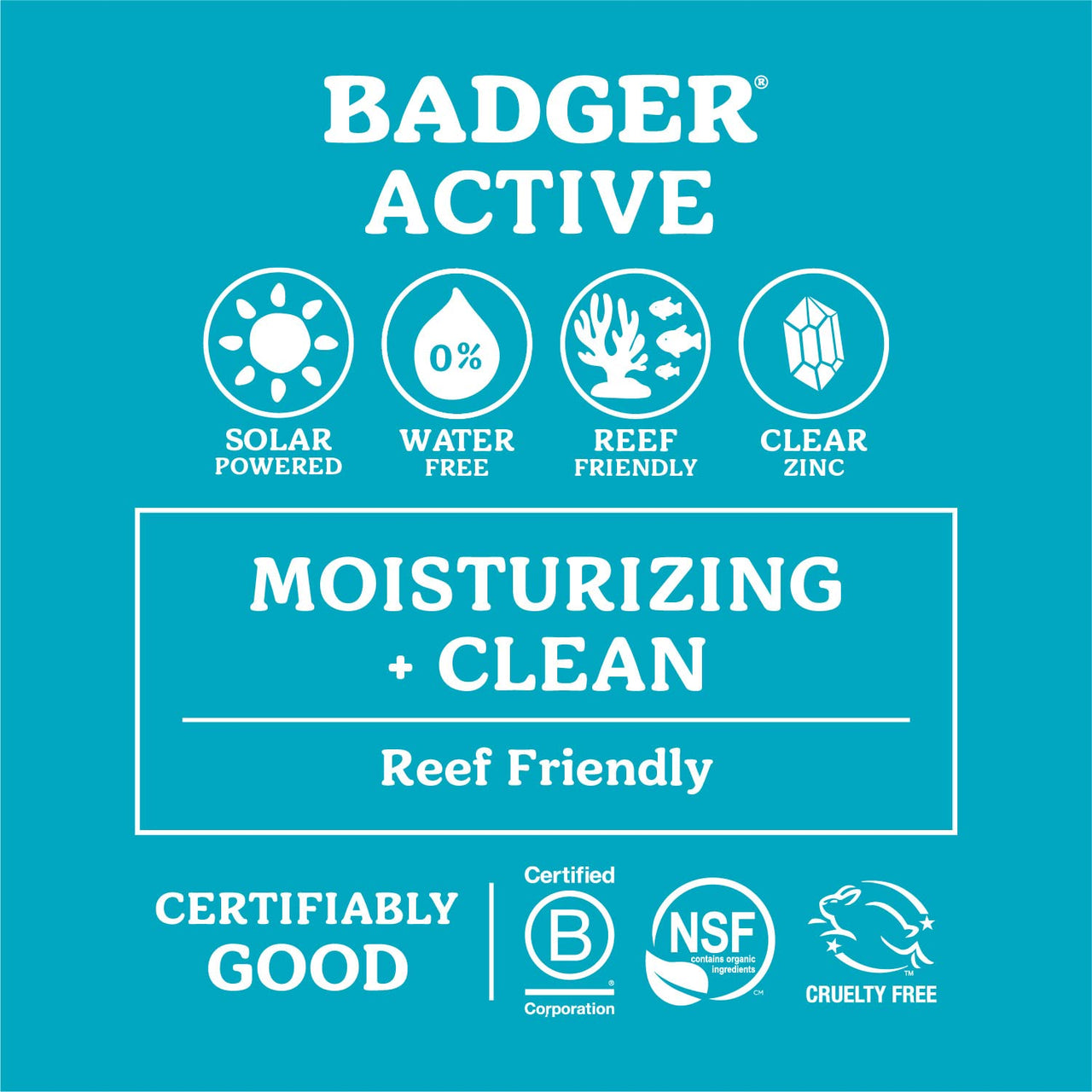 Badger Mineral Sunscreen Cream SPF 30, Zinc Oxide Sun Care, 98% Organic, Reef Safe, Water Resistant, Unscented Face and Body Sunscreen Travel Size, 2.9 fl oz