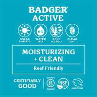 Thumbnail for Badger Mineral Sunscreen Cream SPF 30, Zinc Oxide Sun Care, 98% Organic, Reef Safe, Water Resistant, Unscented Face and Body Sunscreen Travel Size, 2.9 fl oz