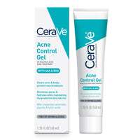 Thumbnail for CeraVe Acne Control Gel, 2% Salicylic Acid Treatment With Glycolic Acid + Lactic Acids + Niacniamide, Acne Gel Helps Clear Blemishes Without Over Drying, Alcohol Free & Oil Free, 1.35 Fl Oz