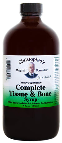 Thumbnail for Christopher's Original Formulas Complete Tissue and Bone Syrup – Traditional Herbal Blend to Support Bones, Tissue & Cartilage, Liquid Botanical Formula, 16 oz