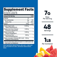 Thumbnail for Nutricost Prebiotic Fiber Fruit Punch Flavored (1 Pound) - Vegan, Gluten-Free, GMO-Free