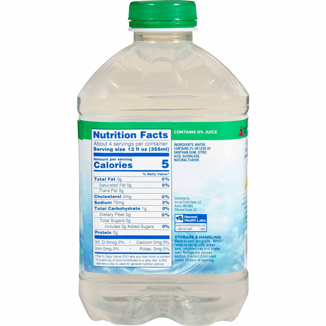 Thick and Easy Thickened Water with Natural Lemon Flavor, Nectar Consistency - Sold by (6)-48Oz Bottles by Diamond Crystal Sales