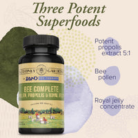 Thumbnail for ZAND Honey Gardens Bee Complete - Bee Pollen Supplement for Men & Women, Propolis & Royal Jelly Superfood Blend, High Potency Nourishing Formula - 30 Servings, 90 Vegetarian Capsules