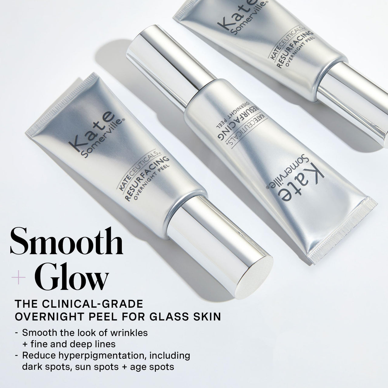 Kate Somerville KateCeuticals® Resurfacing Overnight Peel – Clinic-Grade Face Peel, Powerful Anti-Aging Treatment, 1 Fl Oz