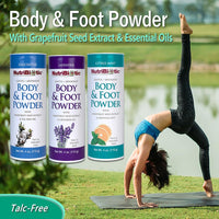 Thumbnail for NutriBiotic – Body & Foot Powder, Unscented, 4 Oz | with Grapefruit Seed Extract & Tea Tree Oil | Vegan & Non-GMO | Talc, Paraben & Gluten Free | Gentle & Absorbent
