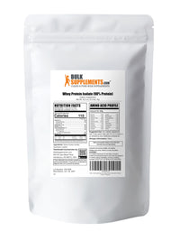 Thumbnail for BulkSupplements.com Whey Protein Isolate Powder - Unflavored Whey Protein Powder, Nutritional Supplement - Gluten Free, 30g per Serving, 1kg (2.2 lbs) (Pack of 1)