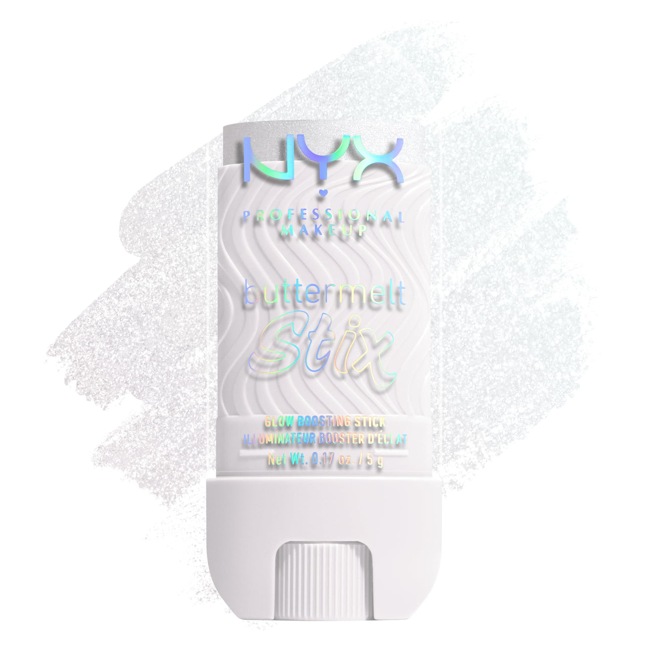 NYX PROFESSIONAL MAKEUP Buttermelt Glaze Stix, Non-Greasy Highlighter Stick With Up To 8HR Make Up Wear - 03 That's So Melt (White)