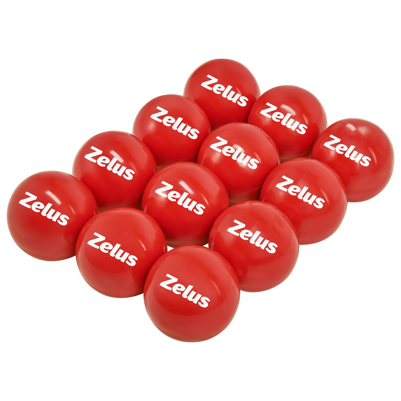 ZELUS Training Balls for Softball and Baseball Practice | 2.8-Inch 1 lb Weight Ball | Baseball Accessory for Strength Hitting Batting Pitching Improvement (Set of 12)