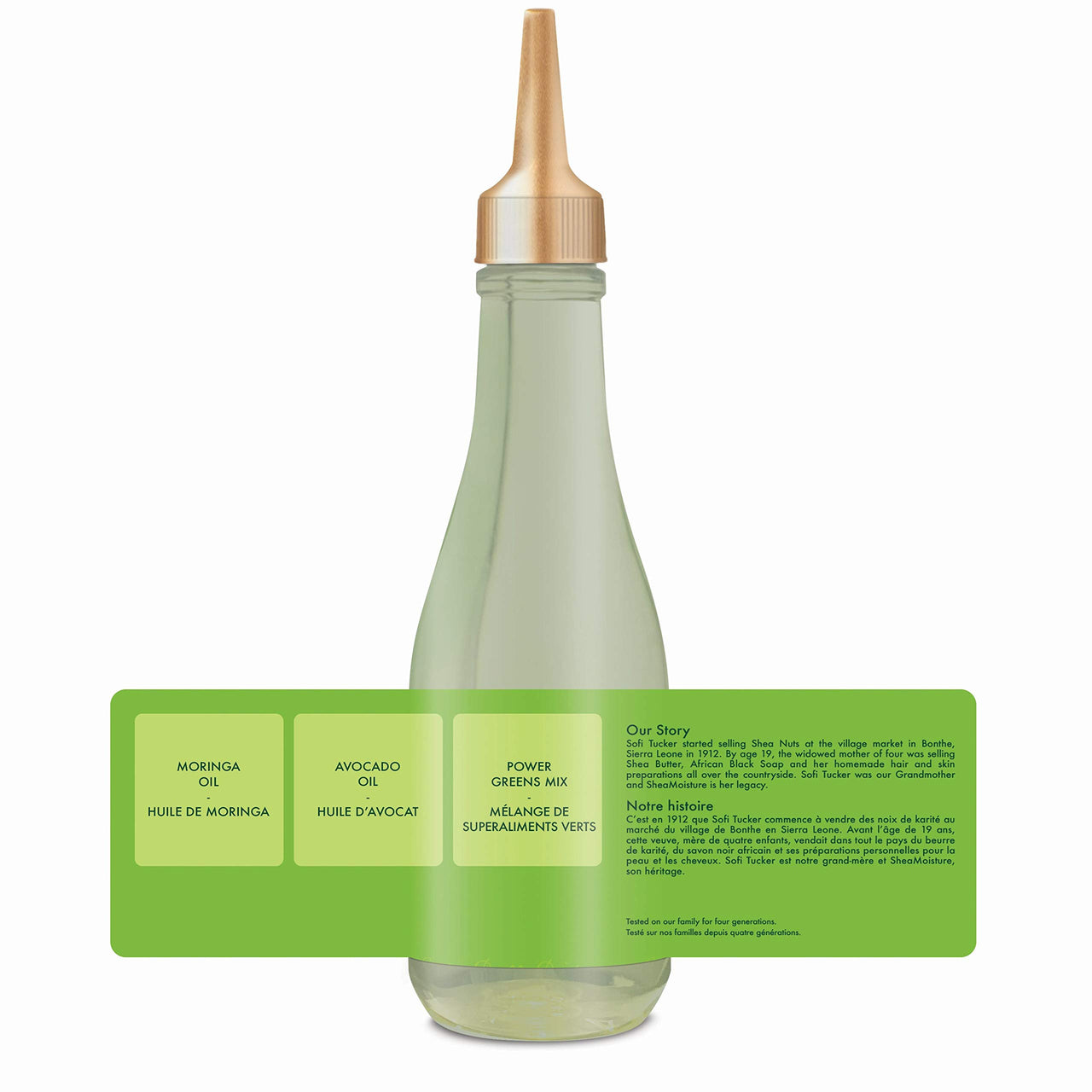 SheaMoisture Moringa Avocado Power Greens Hair Rinse, 8 FZ