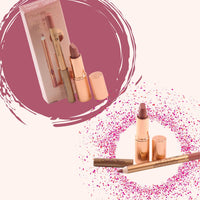 Thumbnail for Charlotte Tilbury Pillow Talk Mini Matte Revolution Lipstick and Lip Cheat Lip Liner Mini Travel Size Duo Set
