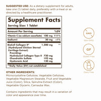 Thumbnail for Solgar Collagen Hyaluronic Acid Complex - 30 Tablets - With Hydrolyzed Collagen Type 2 & Chondroitin - Non-GMO, Gluten & Dairy Free - 30 Servings