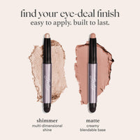 Thumbnail for Julep Eyeshadow 101 Cream-to-Powder Waterproof Shadow Stick – Smoky Tawny Matte – Long-Lasting, Crease-Proof, Muted Brown Matte Eyeshadow with Built-in Smudger