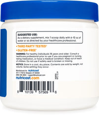 Thumbnail for Nutricost N-Acetyl L-Cysteine (NAC) Powder 250 Grams - Vegan NAC, Non-GMO, Gluten Free
