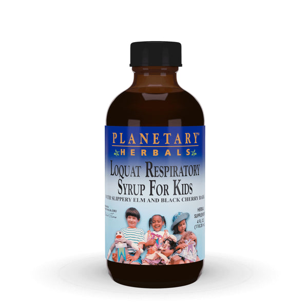 Planetary Herbals Planetary Loquat Respiratory Syrup for Kids, 4 Fluid Ounce